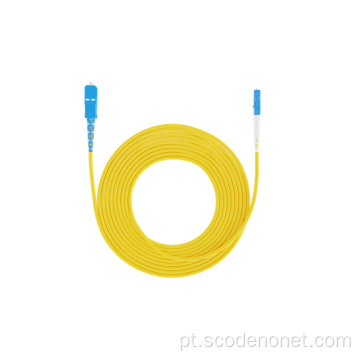 Patch cord óptico simplex SM / MM LC-LC / FC-FC / SC-SC para FTTH